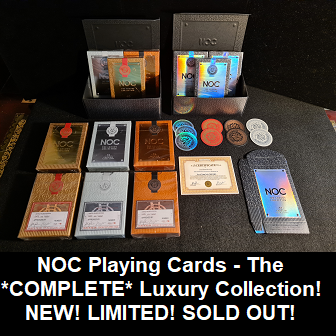 On Ebay, NOC Playing Cards - The *COMPLETE* Luxury Collection! NEW! LIMITED! SOLD OUT!